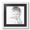 ArtToFrames 16x16" Matted Picture Frame with 12x12" Single Mat Photo Opening Framed in 1.25" White and 2" Mat (FWM-3966-16x16)